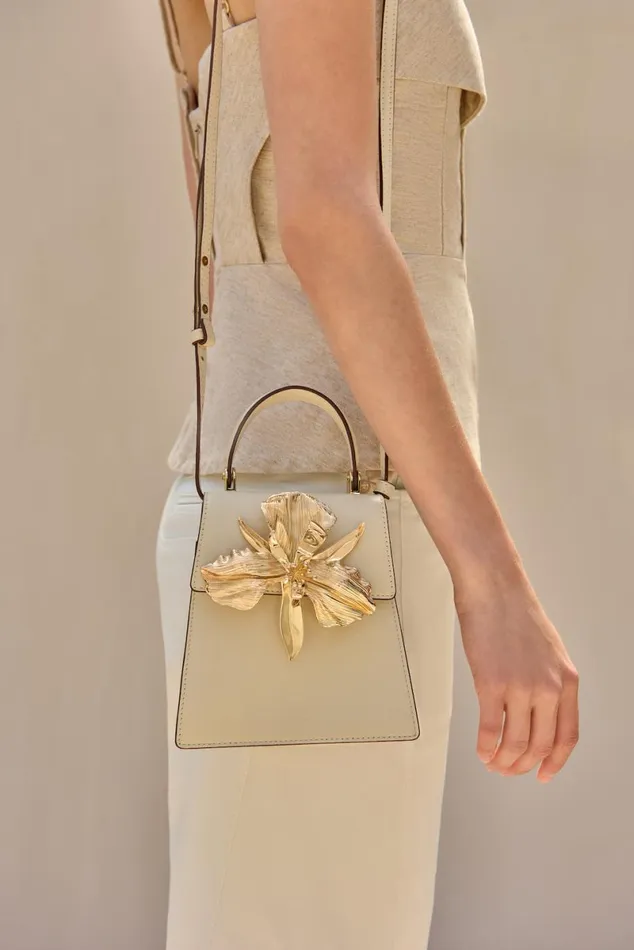 Women Cult Gaia Mini Bags EMILIA MINI TOP HANDLE 8211 ALABASTER