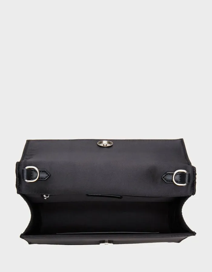Women CUT OUT SPARKLER BAG BLACK Black Betsey Johnson