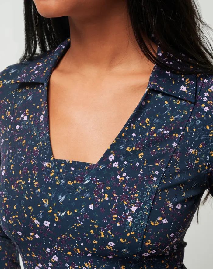 Women Dresses TravisMathew WHERE IT COUNTS DRESS Navy Blazer Multi