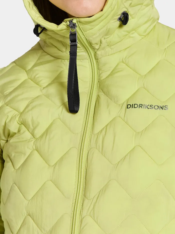 Women Evelyn Jacket Light Avocado Didriksons Spring Jackets