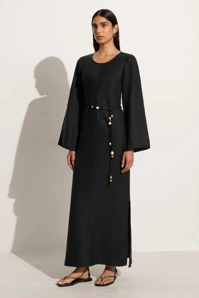 Women Faithfull The Brand Dresses Galea Maxi Dress Black 8211 Faithfull The Brand