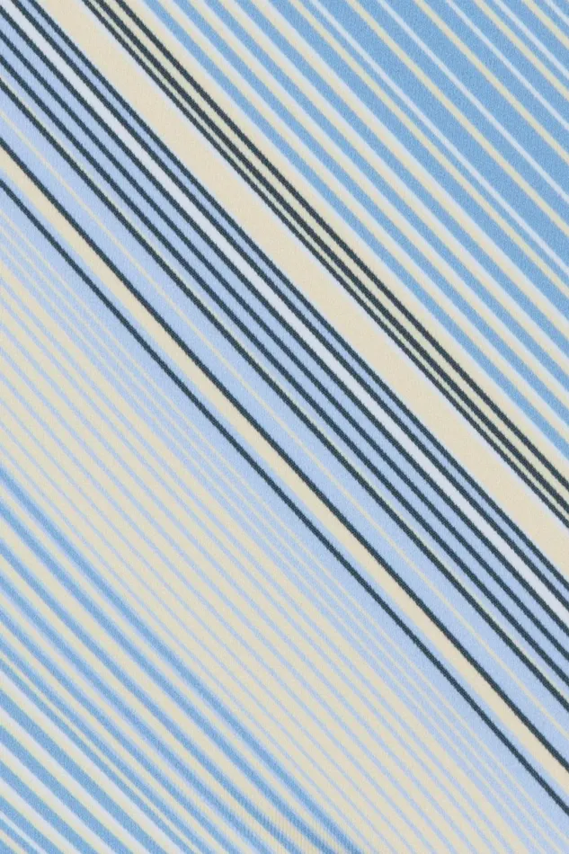 Women Faithfull The Brand Swim Elea Bikini Bottom Futura Stripe Sky Blue