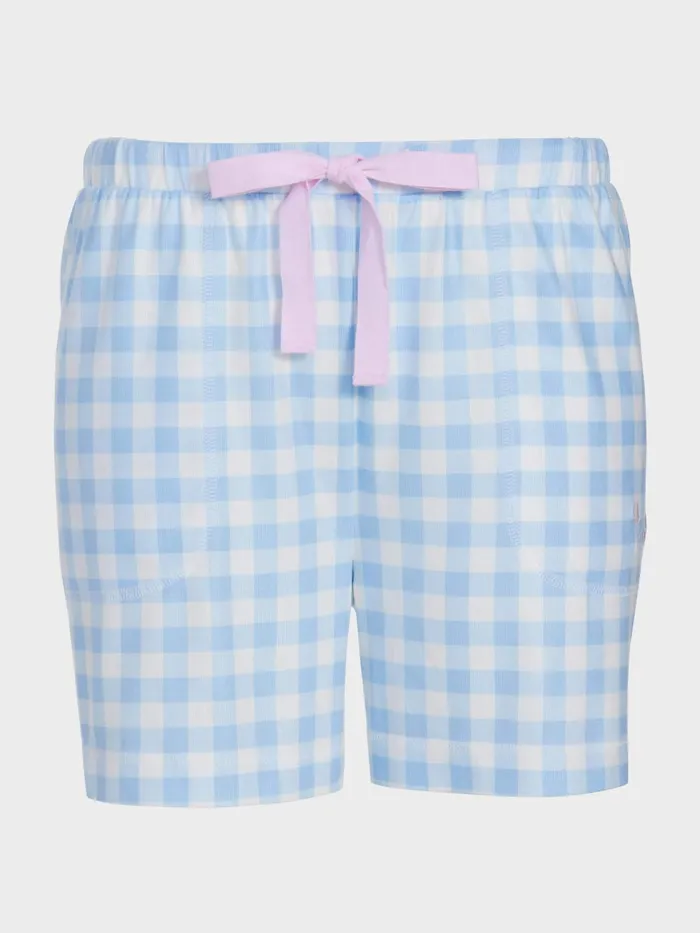 Women Gingham Plush Long Short Multi Peter Alexander Shorts