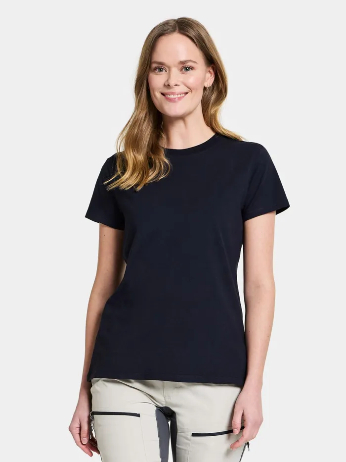 Women Ingar TShirt Dark Night Blue Didriksons TShirts