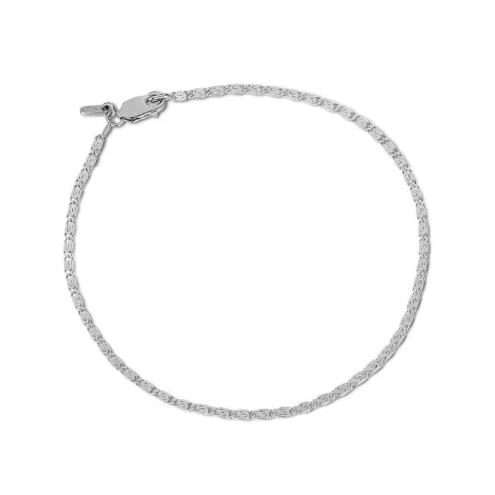 Women Jane Knig Silver Bracelets Envision SChain Bracelet Large 195 Cm
