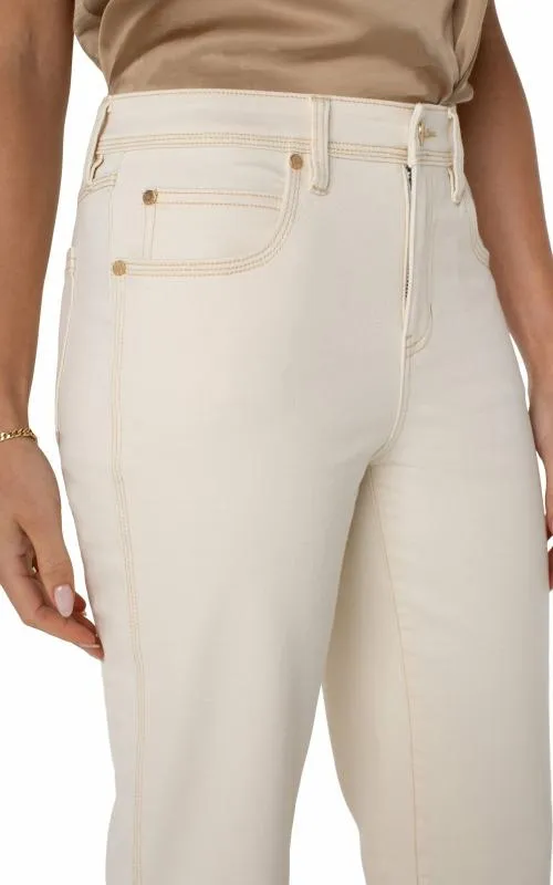 Women Jeans Liverpool Los Angeles Kennedy Crop Straight Seaside Dunes