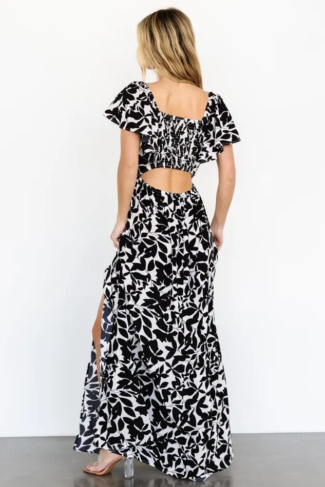 Women Maxi Dresses Baltic Born Adira Maxi Dress Black Floral Women Maxi Dresses Baltic Born Adira Maxi Dress Black Floral