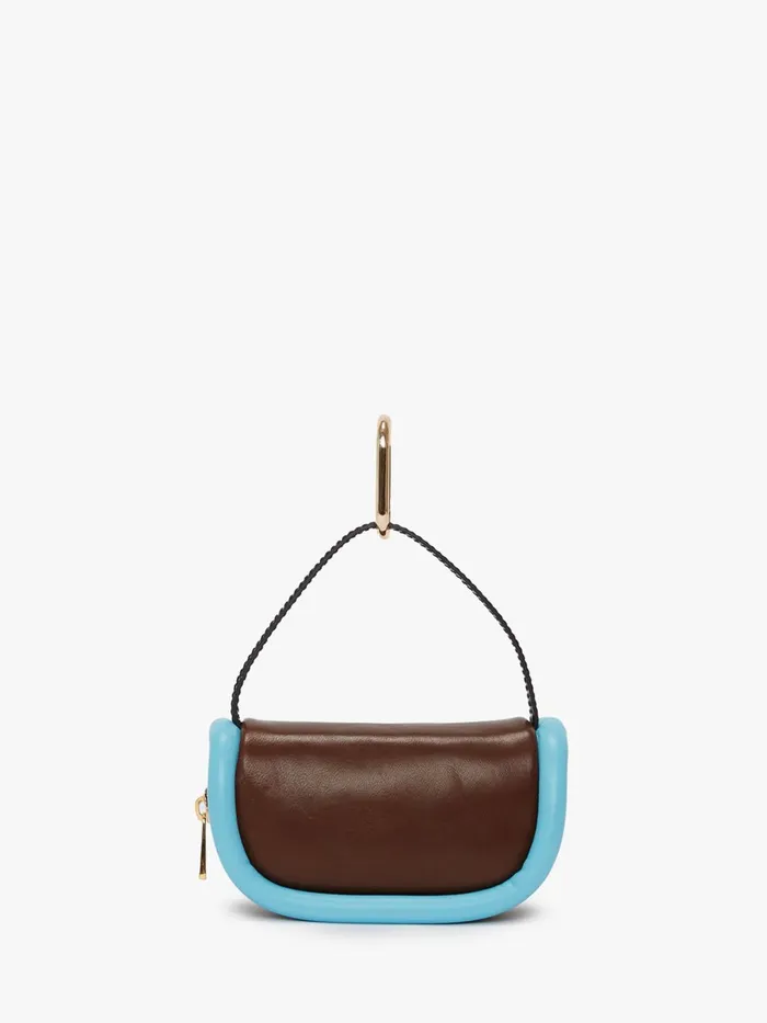 WomenMen Bumper Bag JW Anderson BUMPER7 8211 LEATHER MICRO BAG Brownturquoise WomenMen Bumper Bag JW Anderson BUMPER7 8211 LEATHER MICRO BAG Brownturquoise