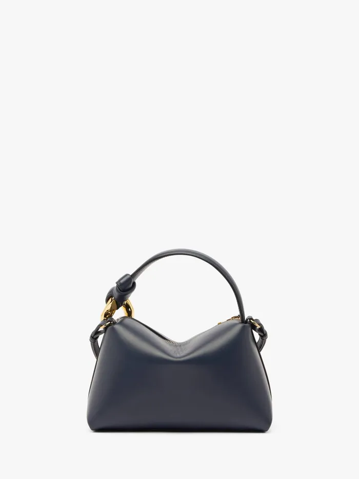 WomenMen Top Handle Bags JW Anderson SMALL JWA CORNER BAG 8211 LEATHER CROSSBODY BAG Navy WomenMen Top Handle Bags JW Anderson SMALL JWA CORNER BAG 8211 LEATHER CROSSBODY BAG Navy