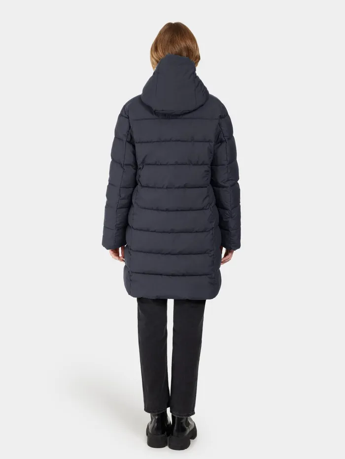 Women Nella Parka Dark Night Blue Didriksons Autumn Jackets