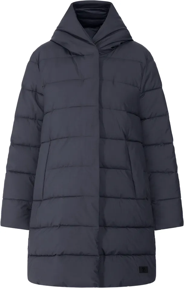 Women Nella Parka Dark Night Blue Didriksons Autumn Jackets