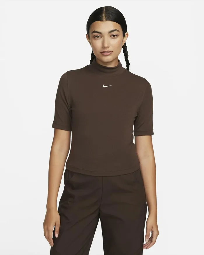 Women Nike All Clothing Sportswear Essentials Baroque Brownsail