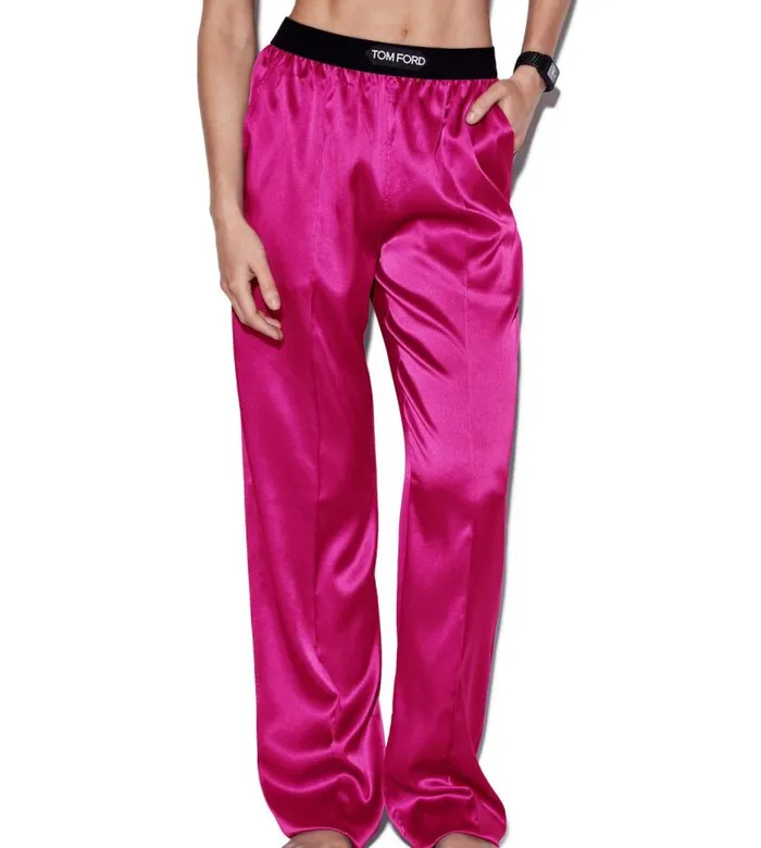 Women Pajamas and Robes Tom Ford Stretch Silk Satin Pj Pants Hot Pink Women Pajamas and Robes Tom Ford Stretch Silk Satin Pj Pants Hot Pink
