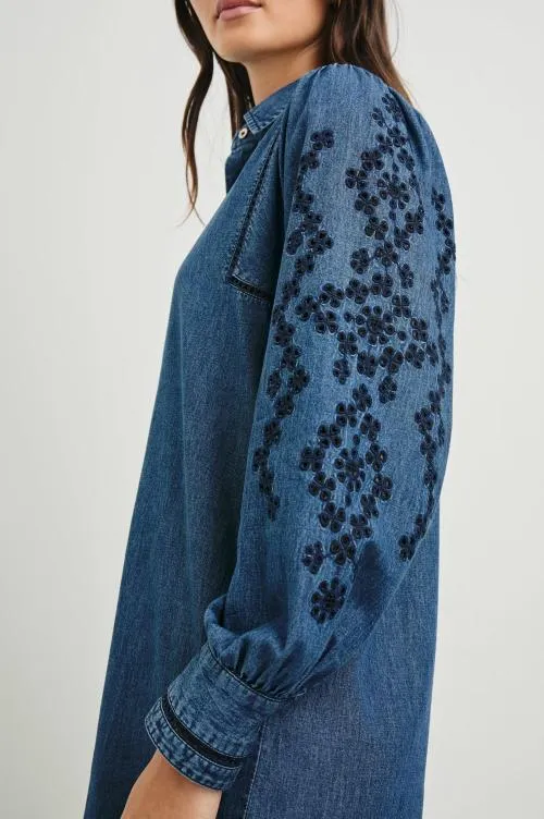 Women Rails Denim Fernanda Dress Dark Vintage Wash Women Rails Denim Fernanda Dress Dark Vintage Wash