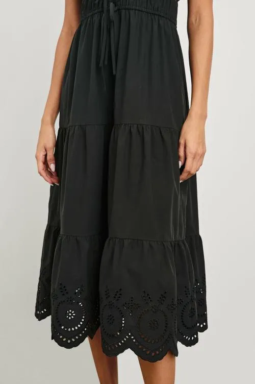 Women Rails Dresses and Rompers Lucia Dress Black Eyelet Women Rails Dresses and Rompers Lucia Dress Black Eyelet