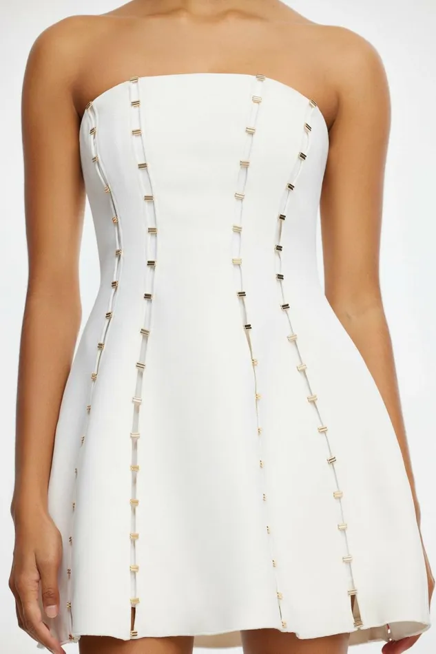 Women ROSSGREEN MINI DRESS Ivory Acler Bridal Minis