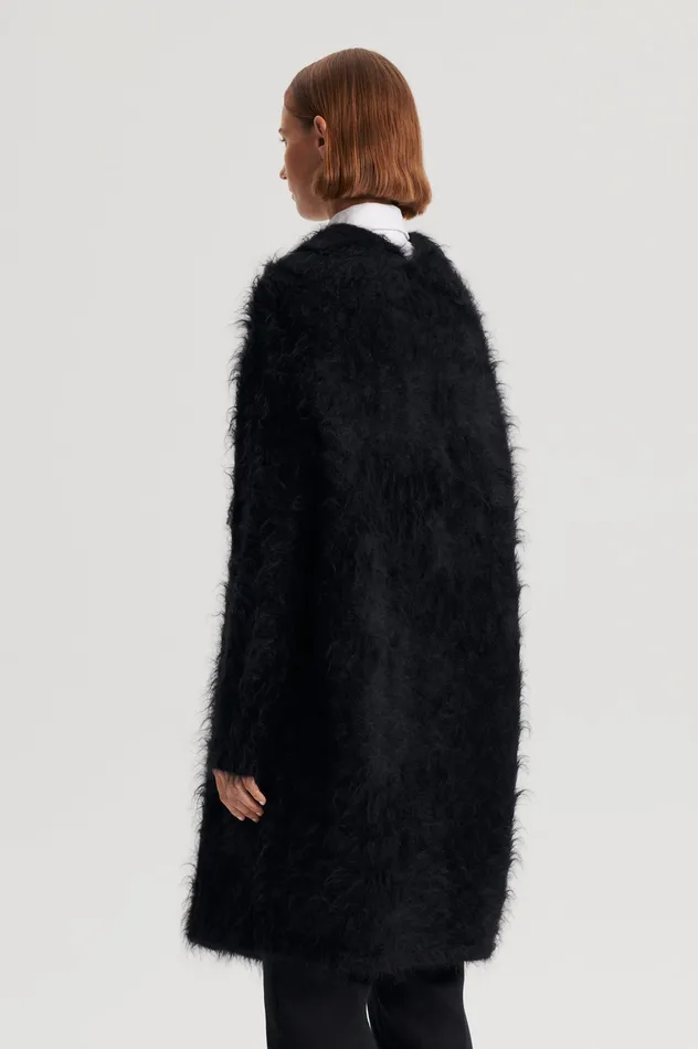 Women Scanlan Theodore BRUSHED MOHAIR CARDIGAN 3 BLACK Jackets Women Scanlan Theodore BRUSHED MOHAIR CARDIGAN 3 BLACK Jackets