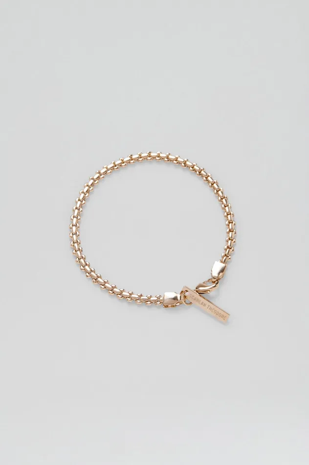 Women Scanlan Theodore FLAT BOX CHAIN BRACELET LIGHTGOLD Jewelry