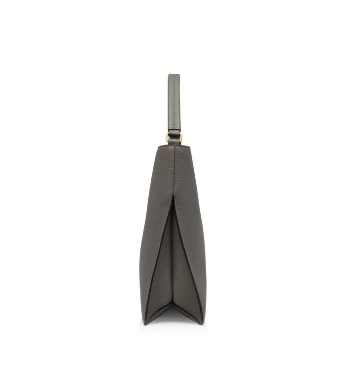 Women Shoulder Bags Tom Ford Grain Leather Alix Small Hobo Graphite Women Shoulder Bags Tom Ford Grain Leather Alix Small Hobo Graphite