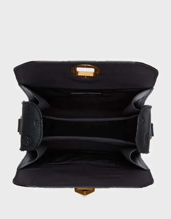 Women SKULLICIOUS BOX BAG BLACK Betsey Johnson