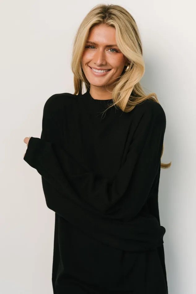 Women Sweaters Baltic Born Jennings Sweater Dress Black Women Sweaters Baltic Born Jennings Sweater Dress Black