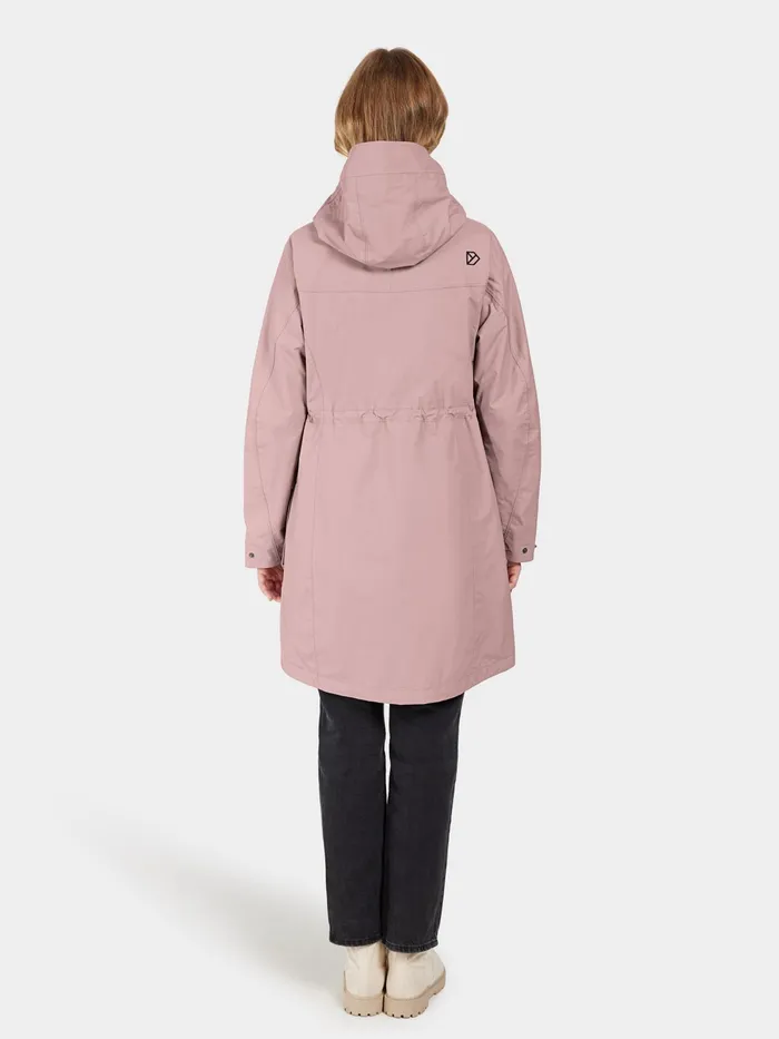 Women Thelma Parka Oyster Lilac Didriksons Autumn Jackets