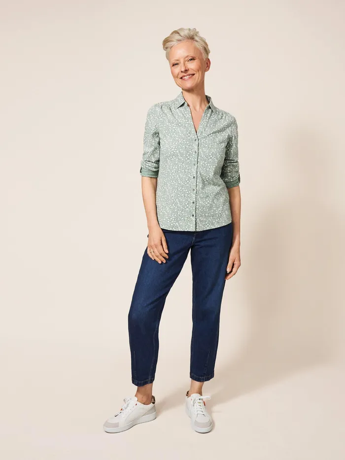 Women White Stuff Clothing Annie Jersey Fairtrade Cotton Shirt Women White Stuff Clothing Annie Jersey Fairtrade Cotton Shirt