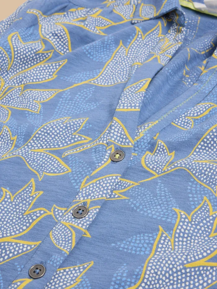 Women White Stuff Clothing ANNIE PRINTED COTTON SHIRT