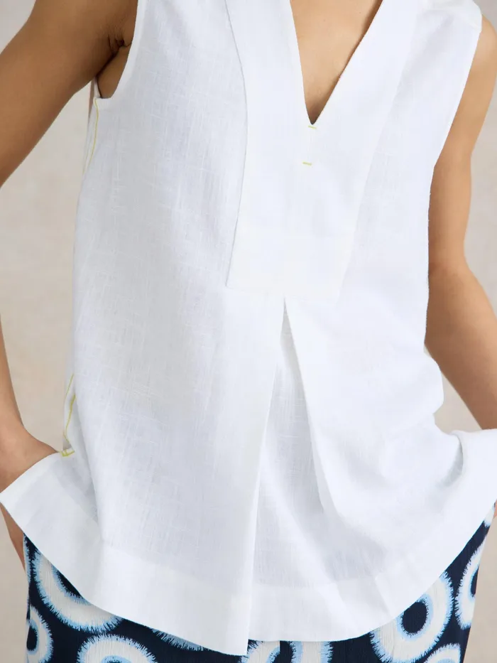 Women White Stuff Clothing CELIA JERSEY MIX SHIRT