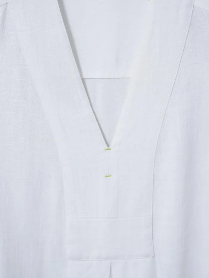 Women White Stuff Clothing CELIA JERSEY MIX SHIRT