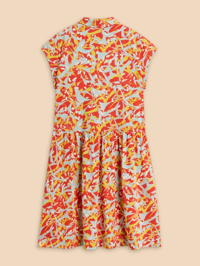 Women White Stuff Clothing Everly Printed Jersey Shirt Dress