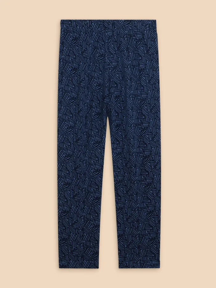 Women White Stuff Clothing Maison Eco Vero Printed Jersey Trouser