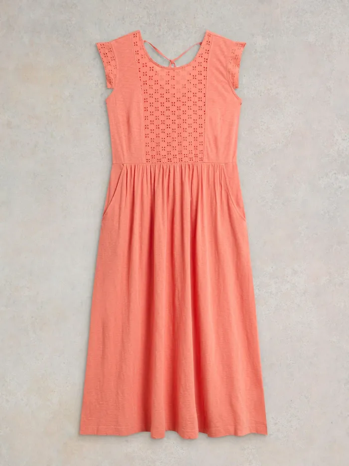 Women White Stuff Clothing Violet Broderie Jersey Dress Women White Stuff Clothing Violet Broderie Jersey Dress
