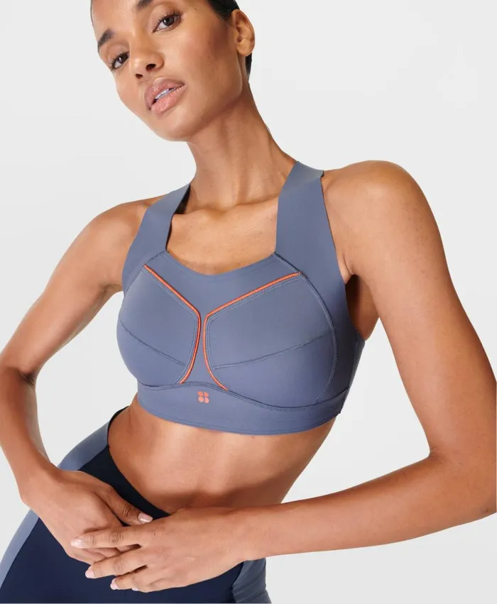 Women Zero Gravity Running Bra Endless Blue Sweaty Betty Underwear