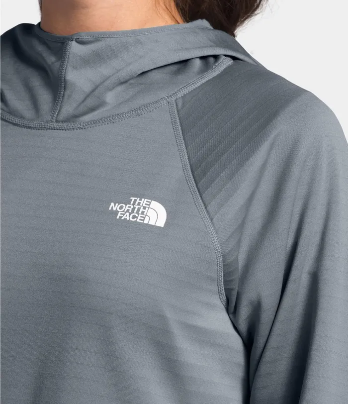 Womens Echo Rock Pullover Hoodie Mid Grey The North Face Hoodies and Sweatshirts