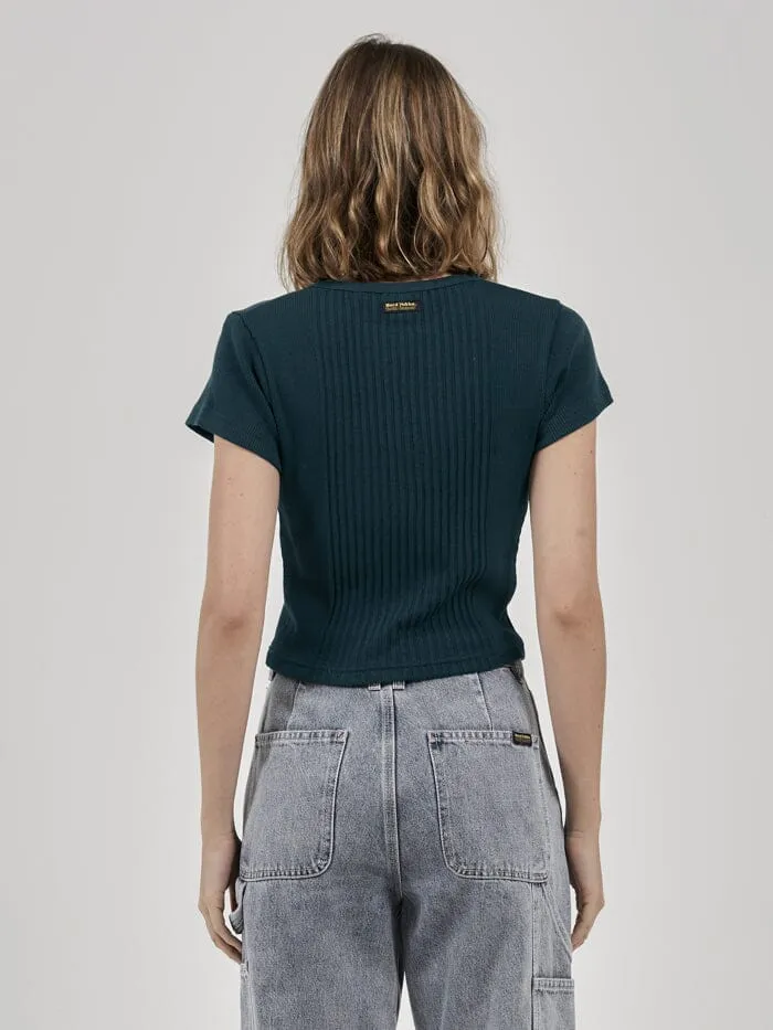 Womens Hard Yakka X Micro Tee Yakka Green Thrills Tops and Tees
