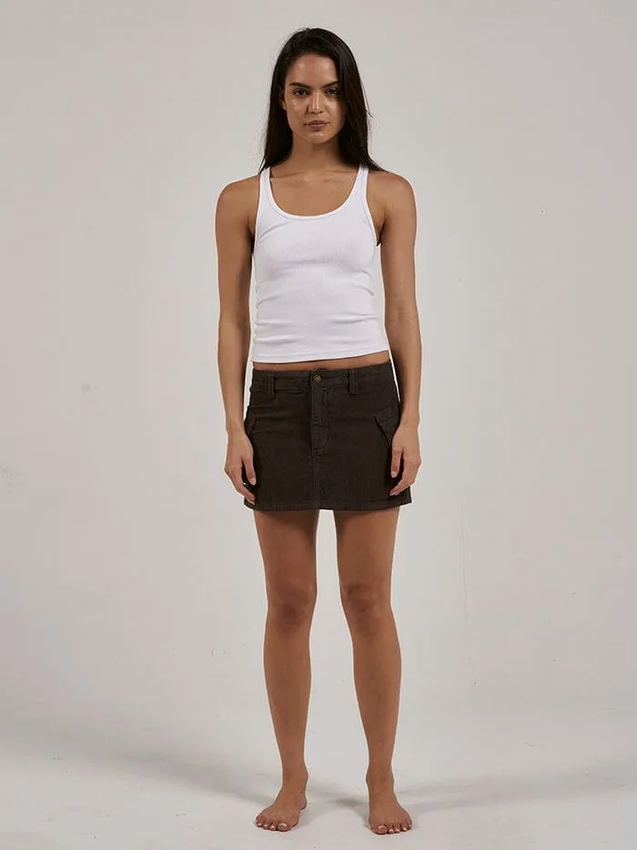Womens Lottie Cord Cargo Skirt Tarmac Thrills Skirts