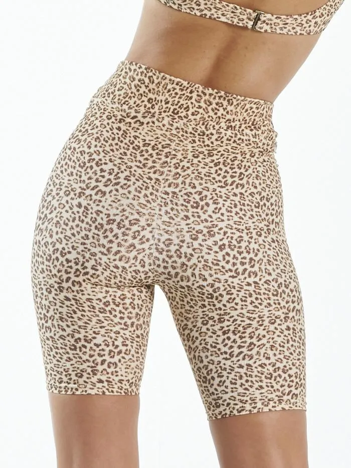 Womens Mild Animal Bike Short Desert Gold Thrills Shorts