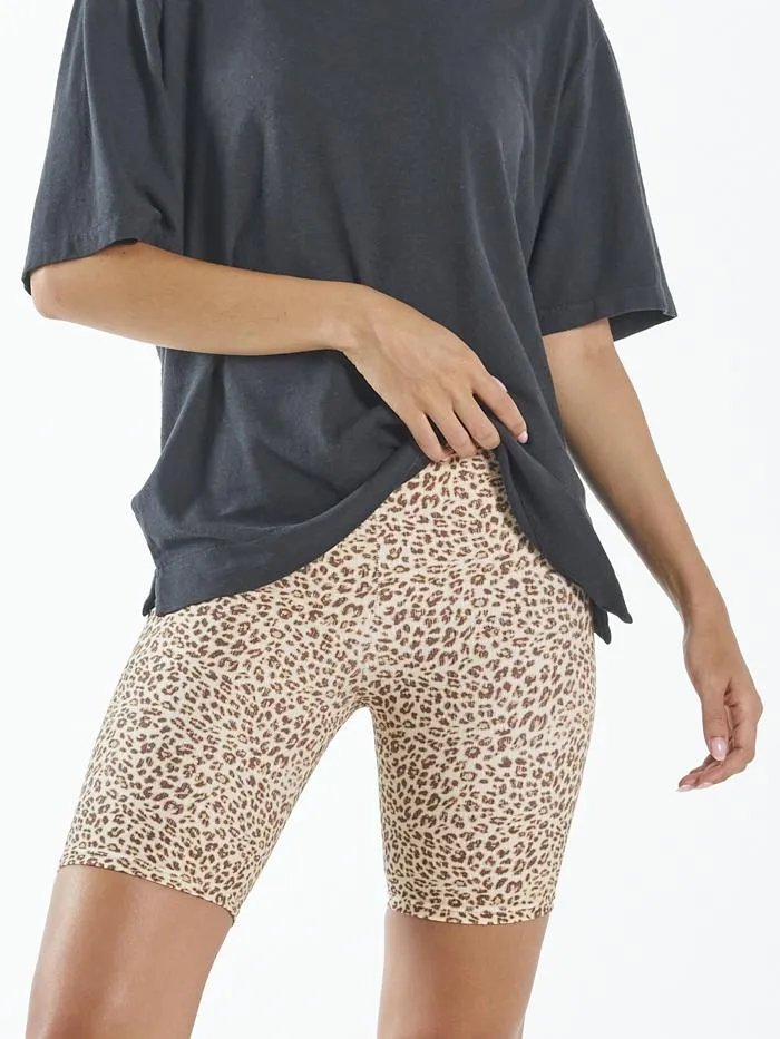 Womens Mild Animal Bike Short Desert Gold Thrills Shorts