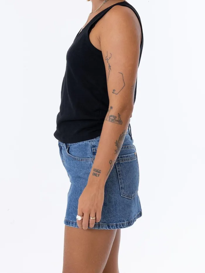 Womens Sophie Skirt Highway Blue Thrills Denim Skirts