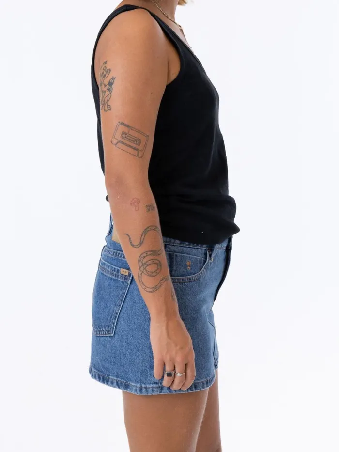Womens Sophie Skirt Highway Blue Thrills Denim Skirts