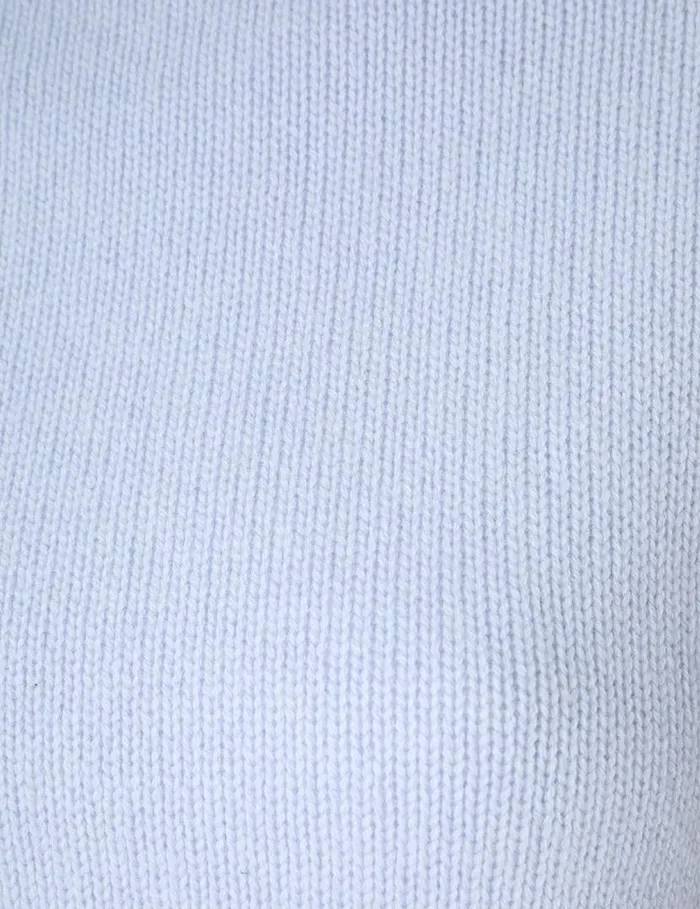 Zimmermann Clothing Natura Cropped Hooded Sweater Blue 8211 Women