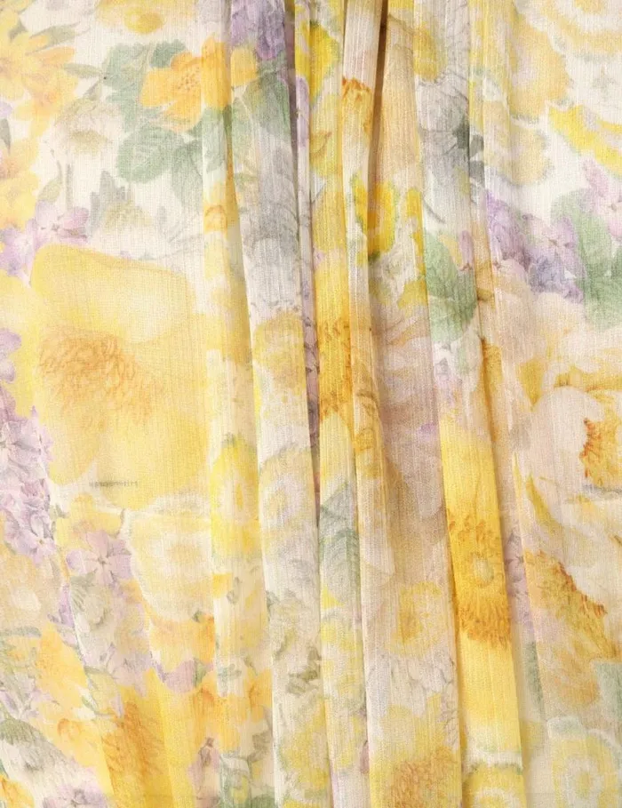 Zimmermann Dresses Harmony Flutter Dress Citrus Garden Print 8211 Women