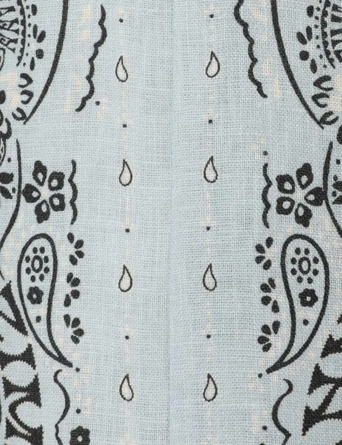 Zimmermann Dresses Matchmaker Keyhole Mini Dress Blue Bandana 8211 Women