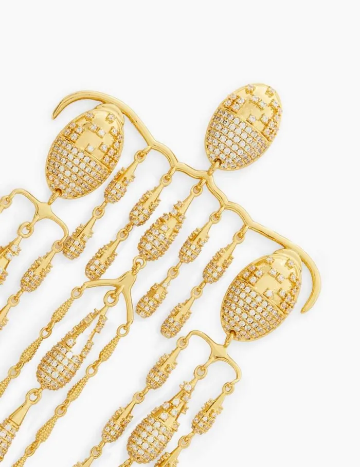 Zimmermann Earrings Zimmermann Midnight Chandelier Gold 8211 Women